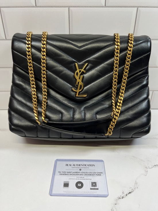 Yves Saint Laurent Handbags - YSL Yves Saint Laurent LouLou Lou Lou Chain Handbag Shoulder Bag Crossbody Purse